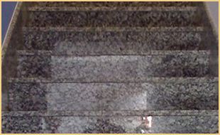 Escaleras en pieza única