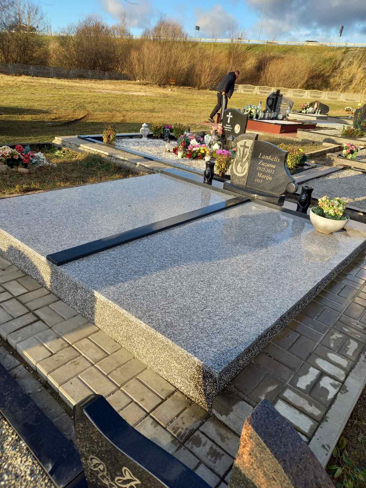 Granito plokščių gamyba