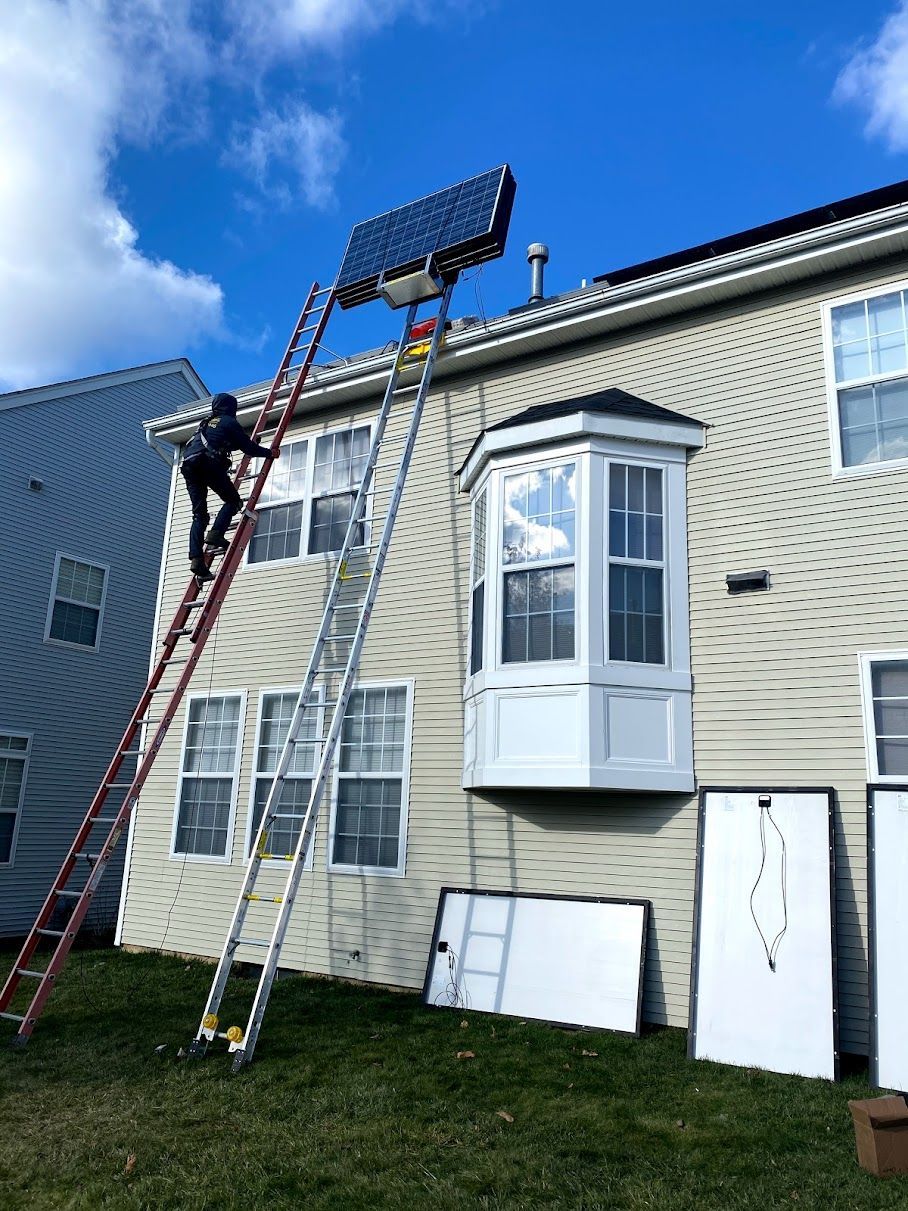 Solar system maintenance in Hillsborough, NJ.