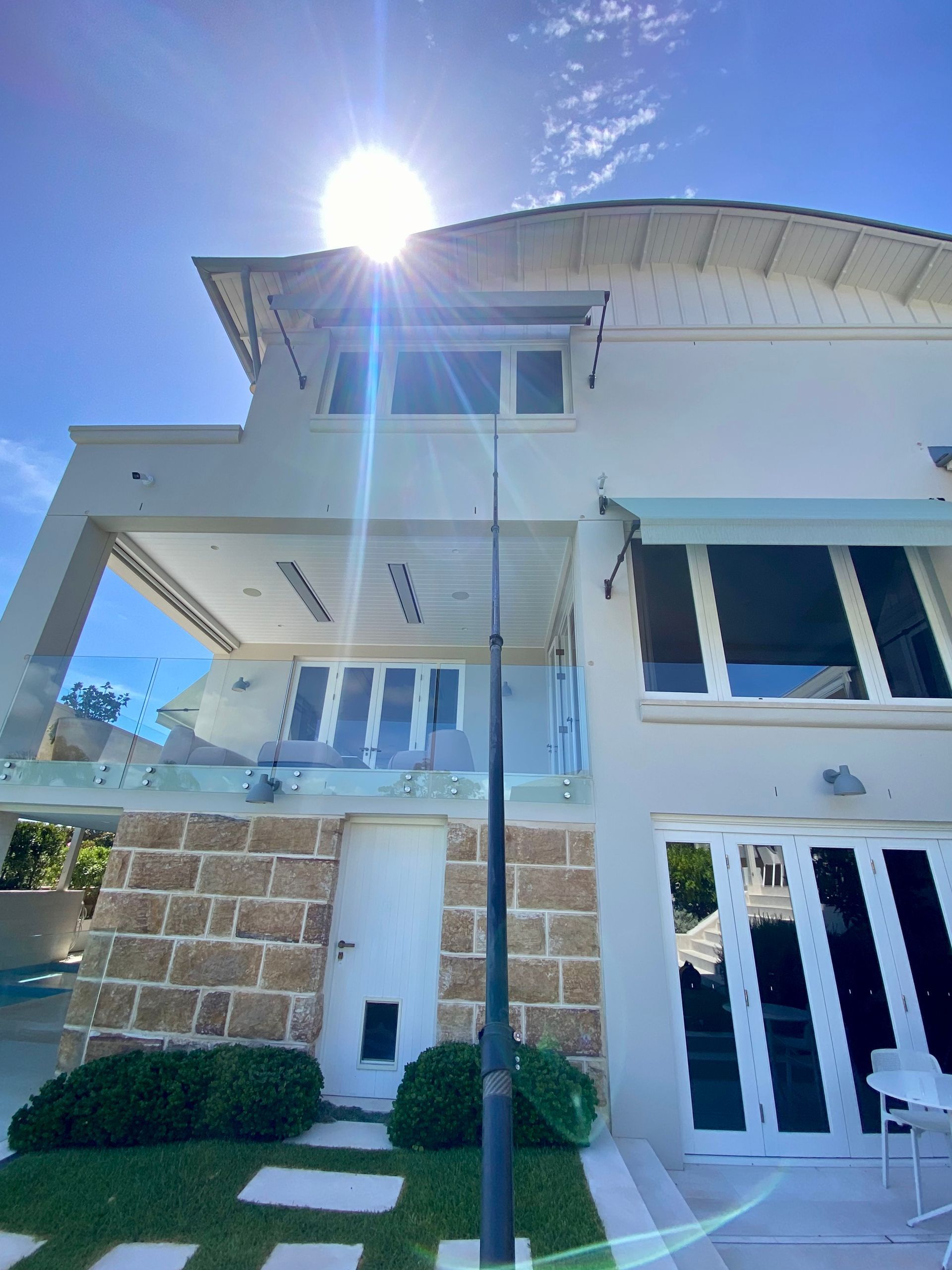 White House After Being Cleaned — Freshwater Exterior Cleaning in Lennox Head, NSW
