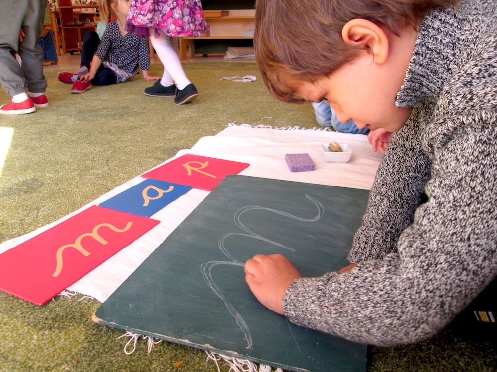 montessori writing 