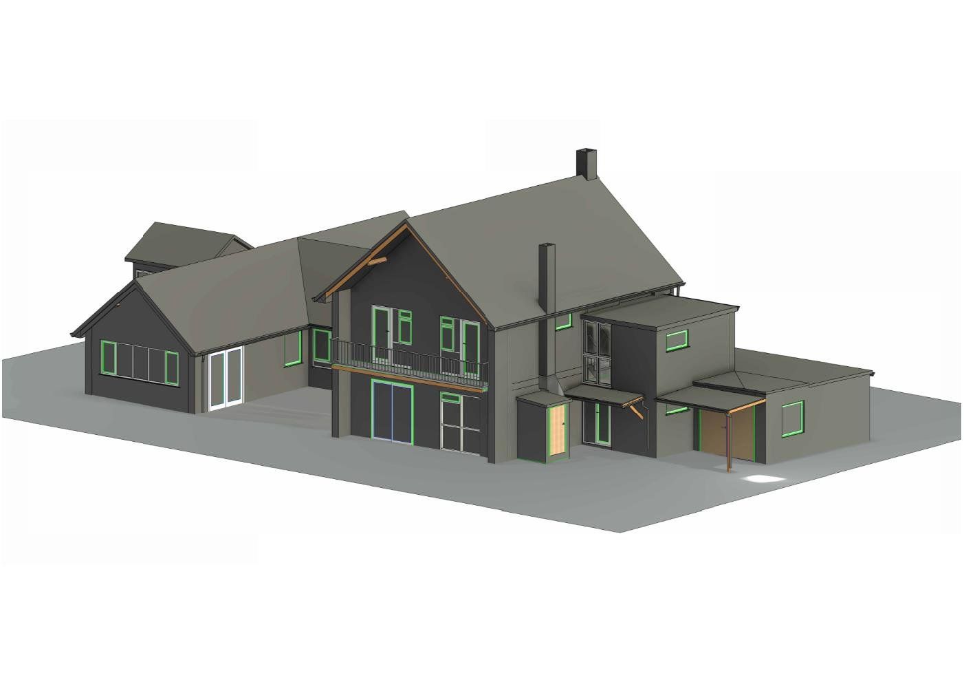 Revit As Built model Retrofit house project