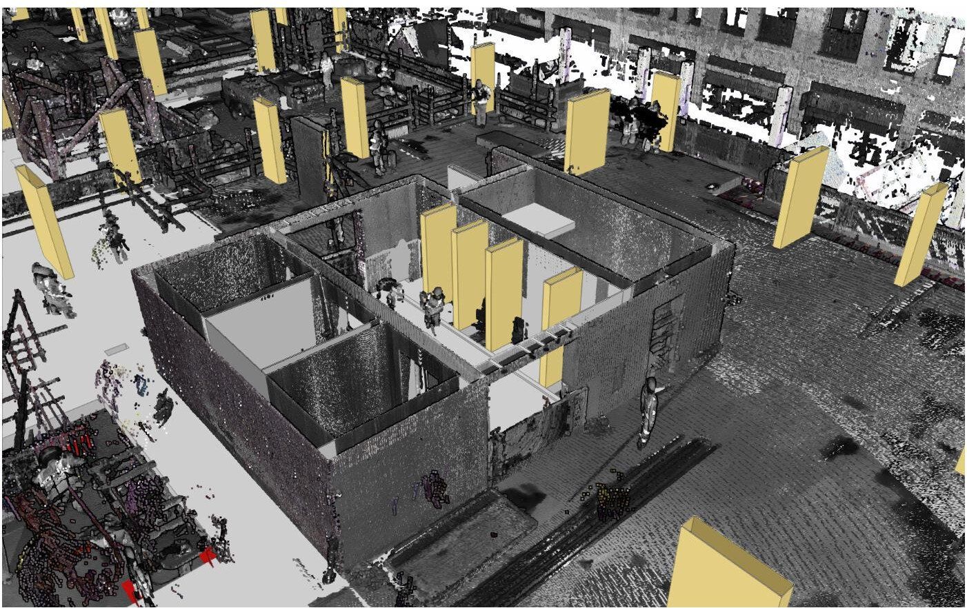 Point Cloud and revit model view