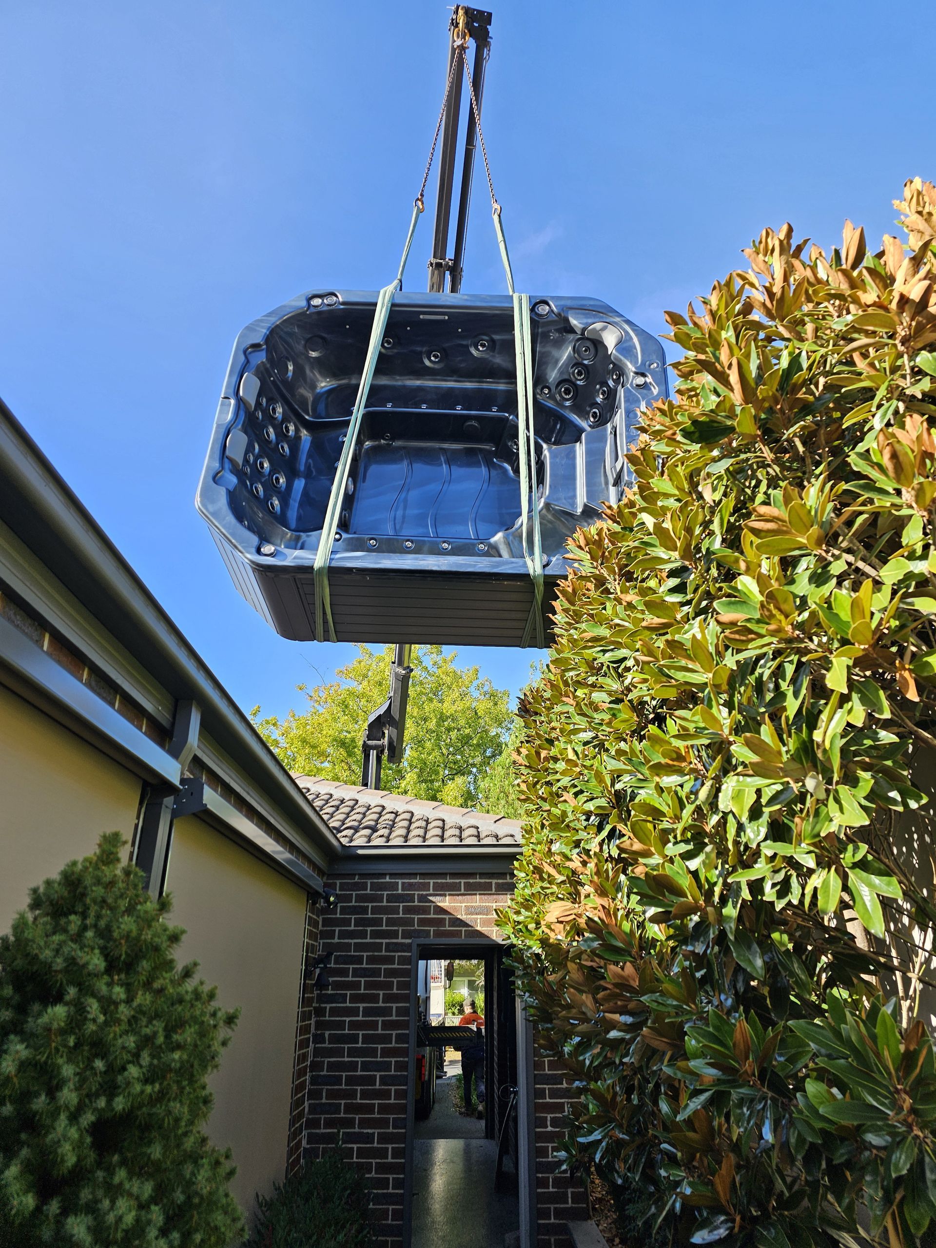 A Broken Down Spa on a Wooden Deck — All Over Pool Removals in Upwey, VIC