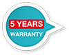 5 Years Warranty