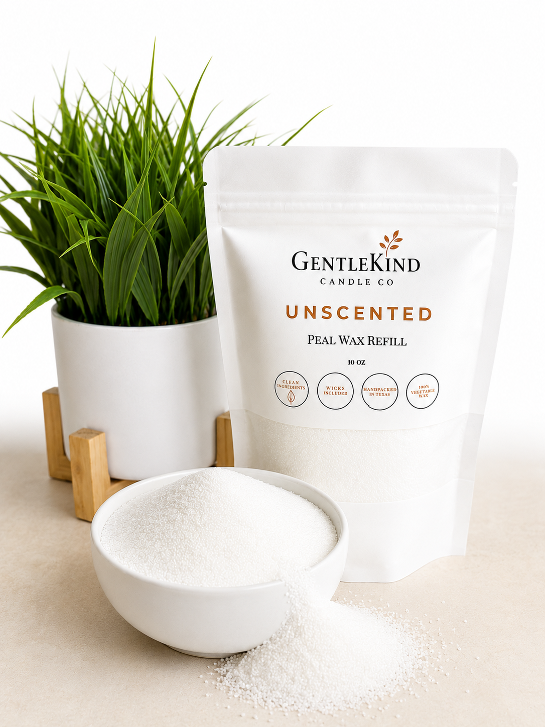 Unscented Peal Wax Refill