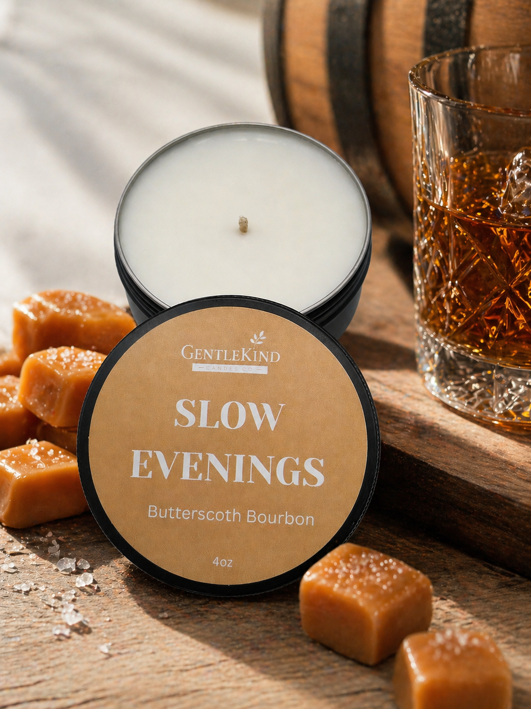 Slow Evenings Candle Tin