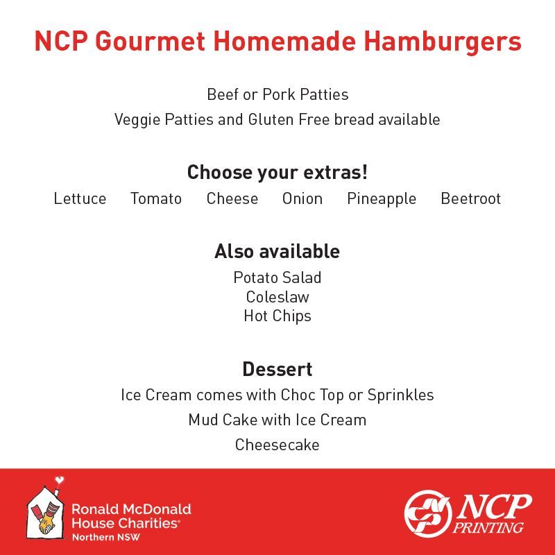 Meal Menu — Wetherill Park, NSW — Bright Print Group