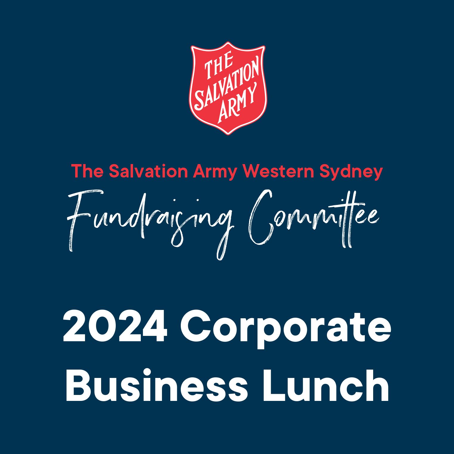 2024  Salvation Army Western Sydney Business Leaders Lunch Logo