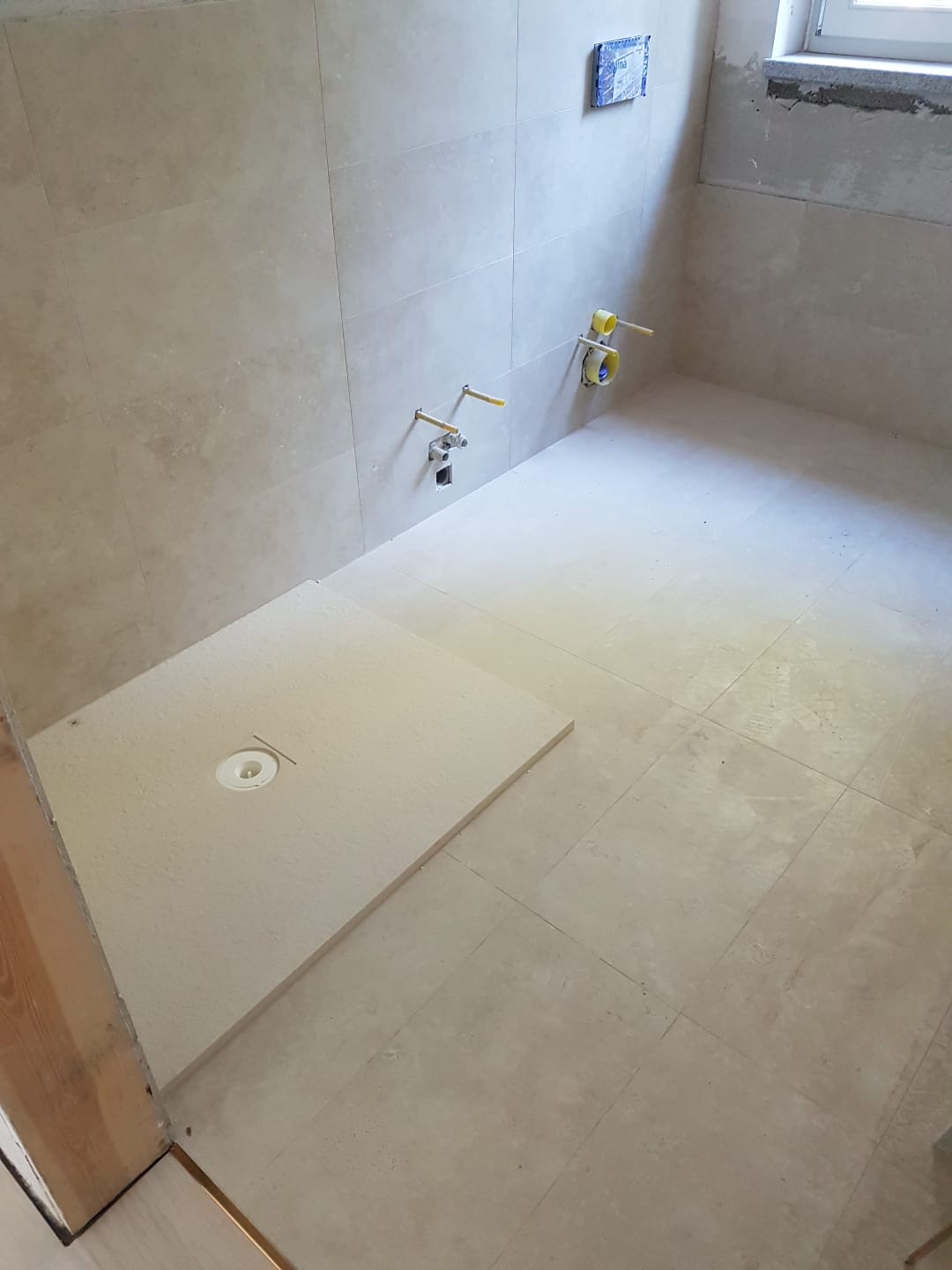 posa di materiali edili