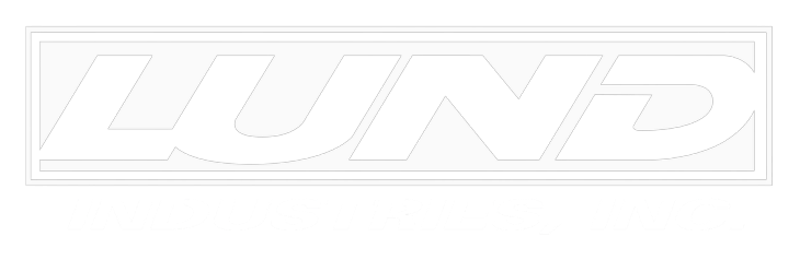 The white, capitalized 