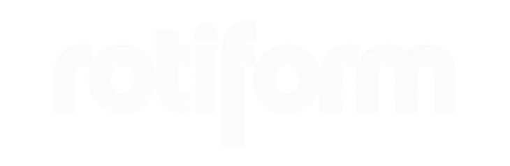 White Rotiform logo text on a black background.