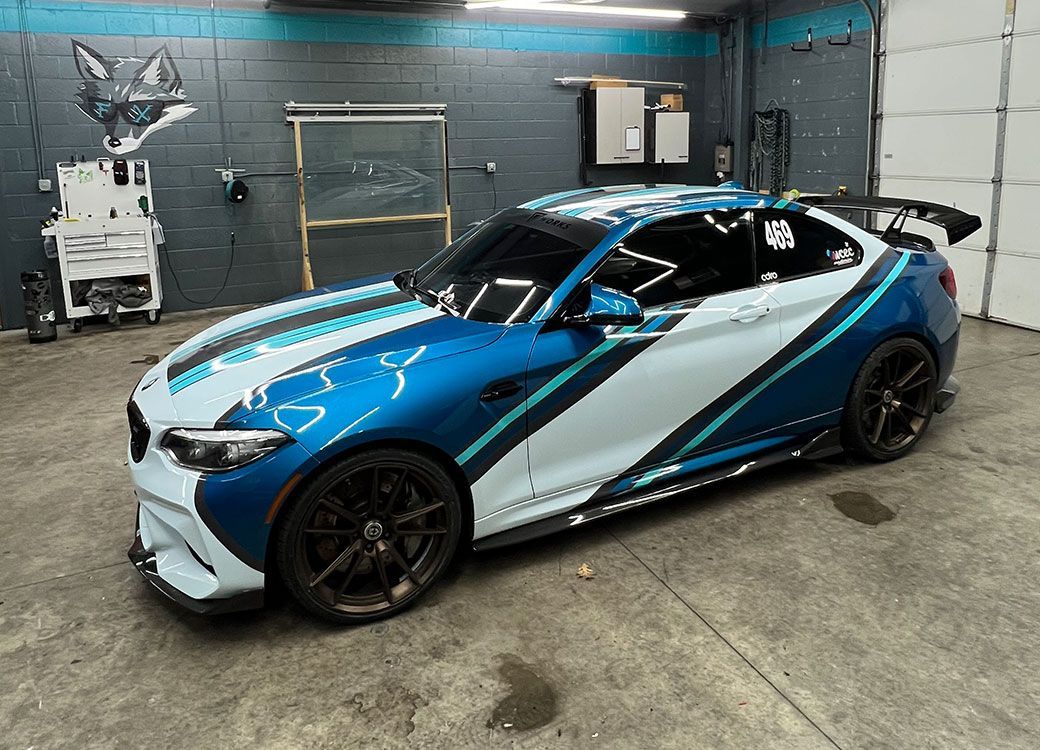 Partial vinyl or roof wrap