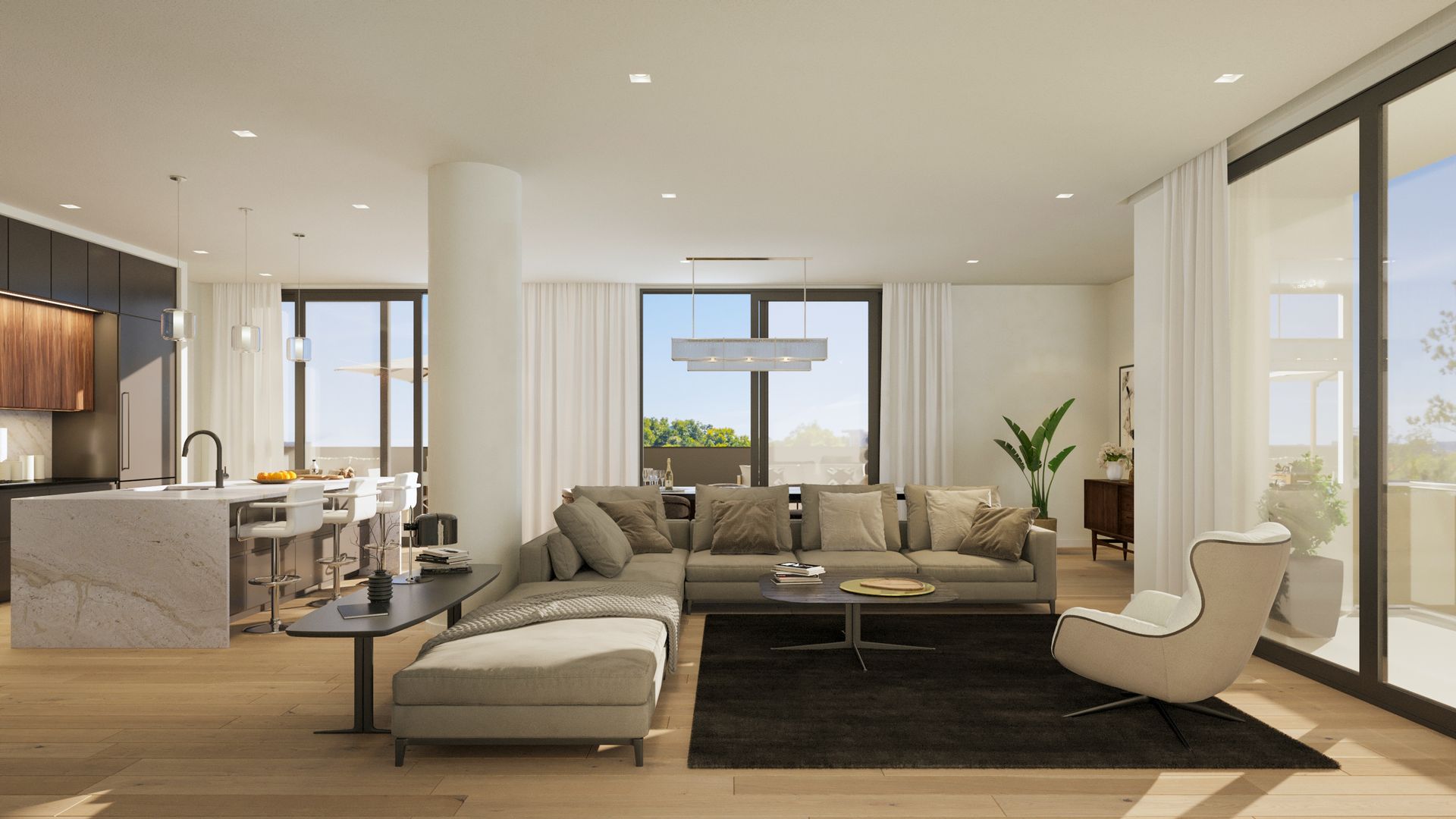 VIO Sandy Springs Penthouse Kitchen