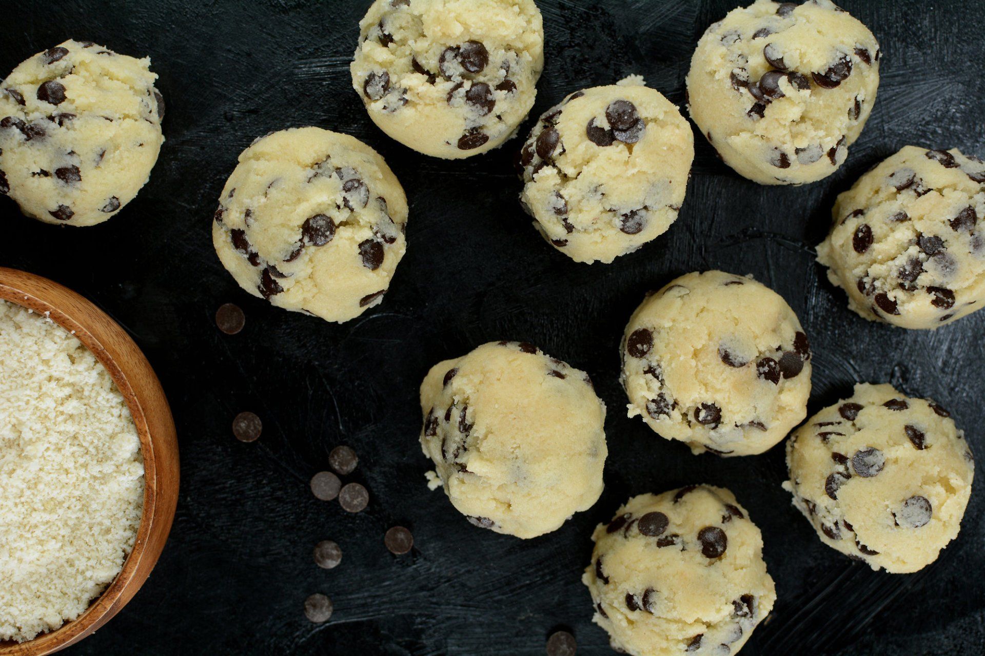 Keto low-carb cookie dough fat bombs