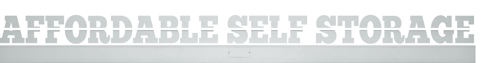 Affordable Self Storage Unit Logo