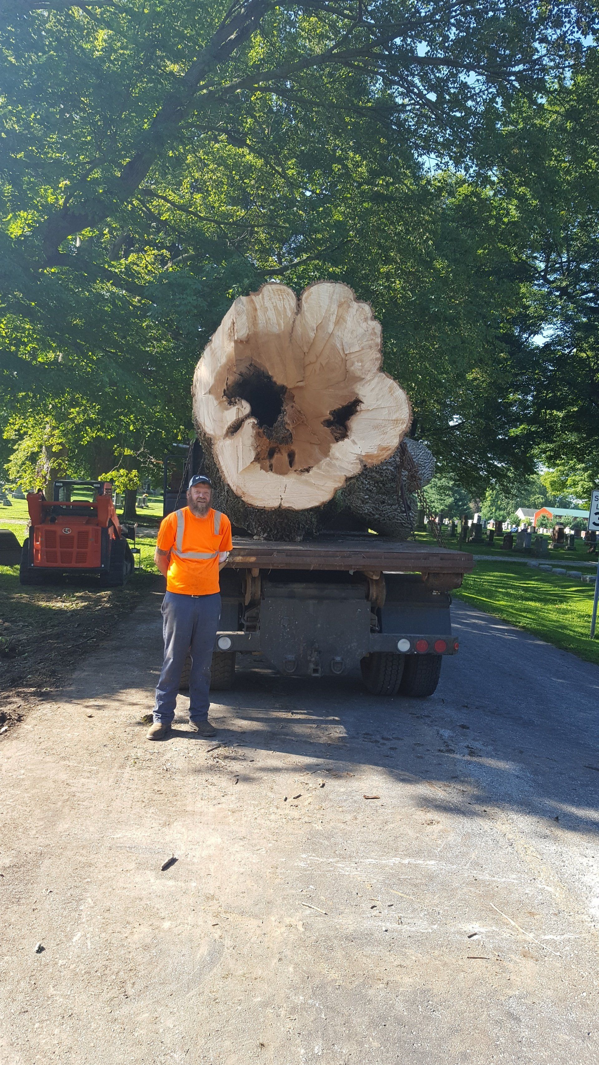Tree Log on the Truck — West Middleton, IN — Rice Tree Company Inc.