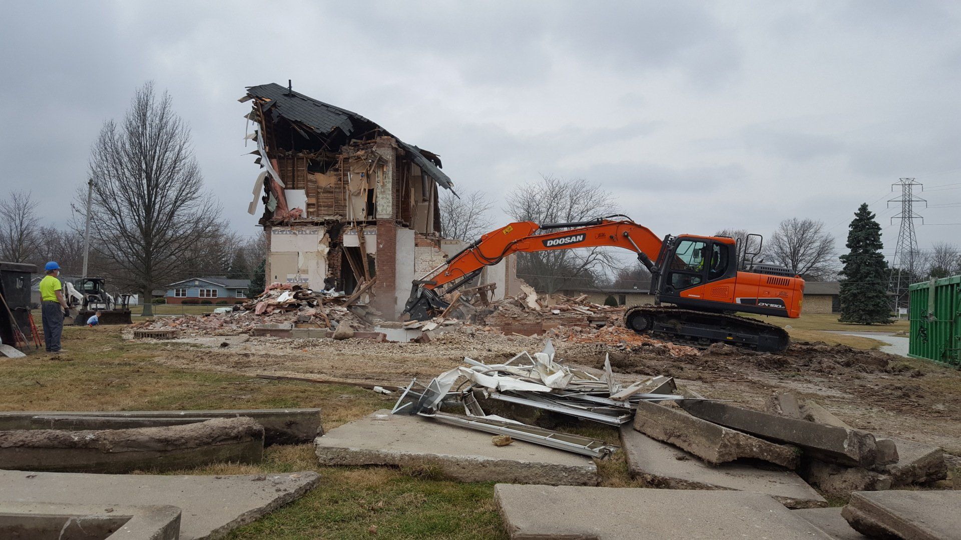 House Demolition — West Middleton, IN — Rice Tree Company Inc.