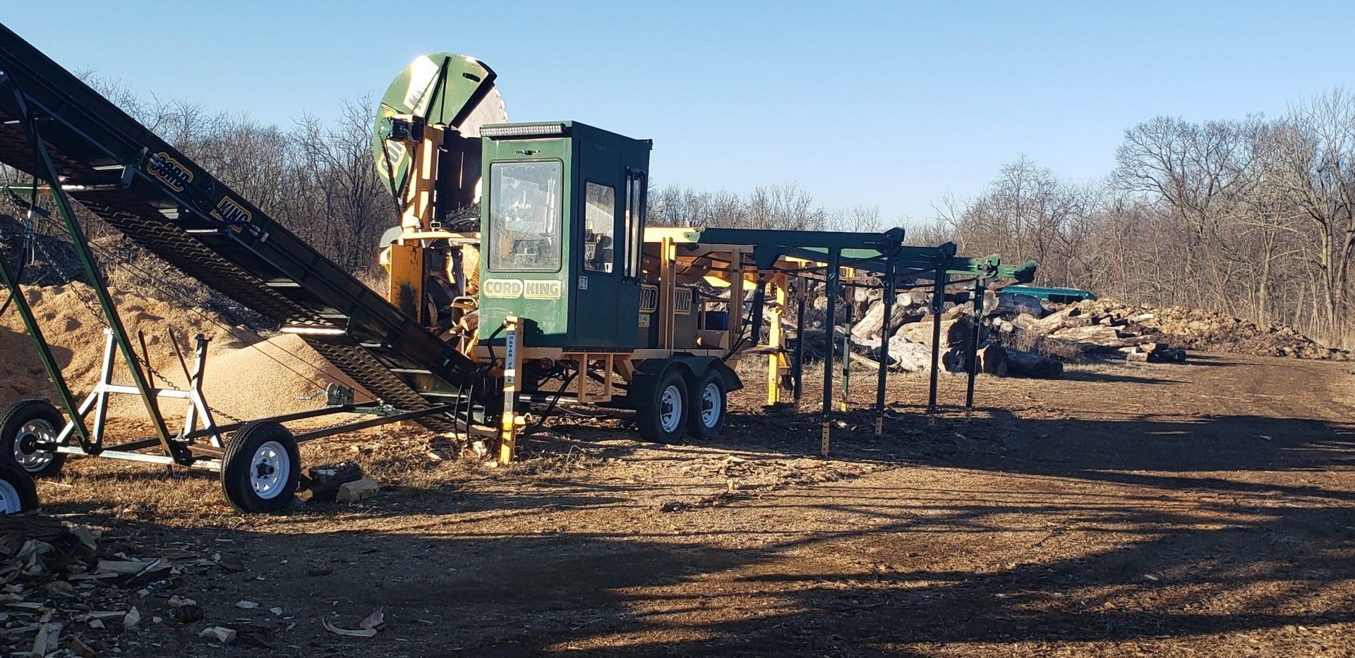 Tree Grinding Area — West Middleton, IN — Rice Tree Company Inc.