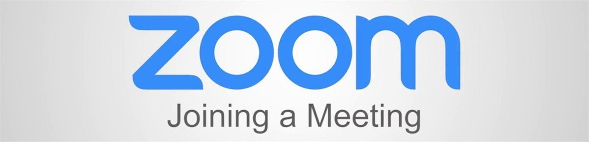 A zoom logo that says joining a meeting
