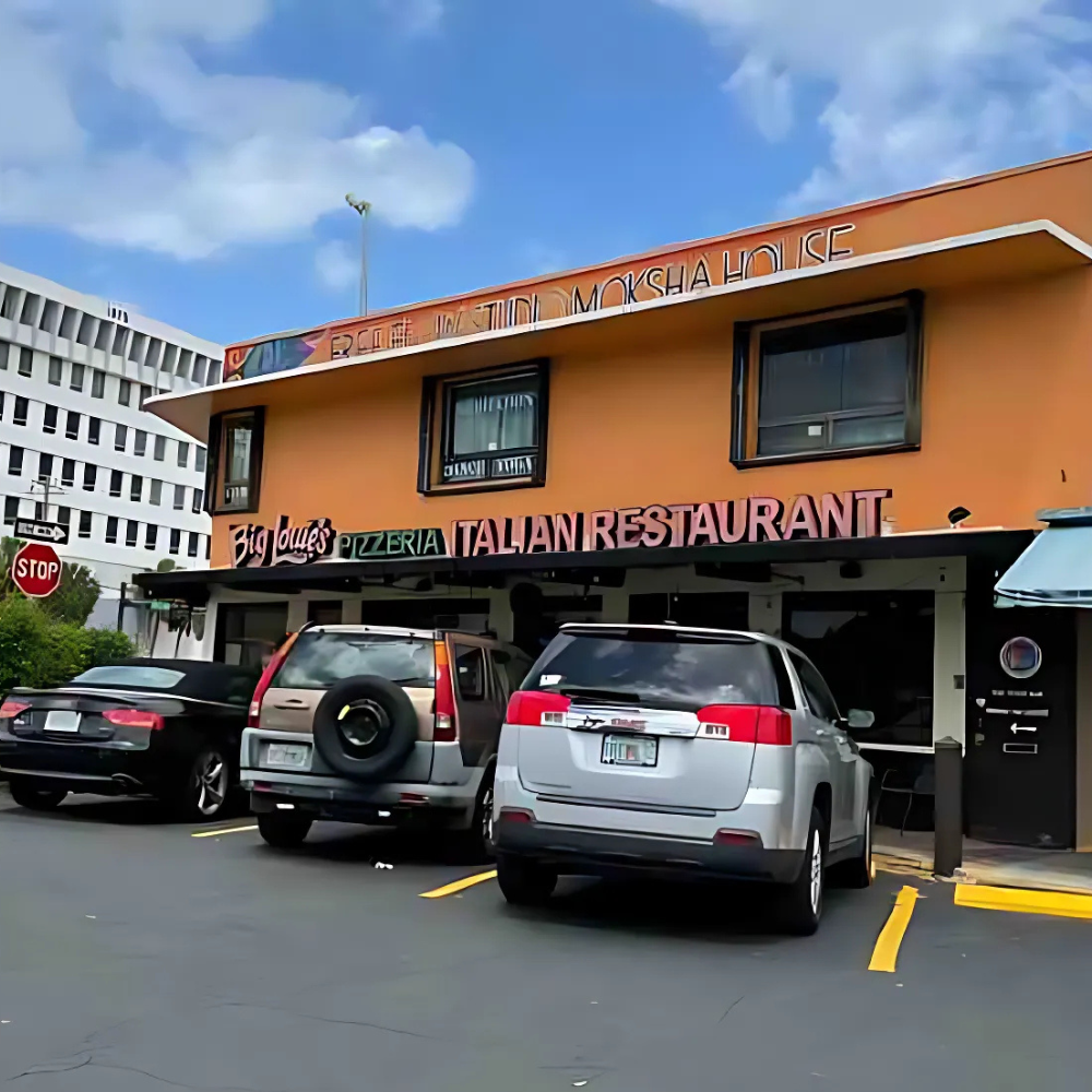 Big Louie’s Pizzeria exterior in Broward County