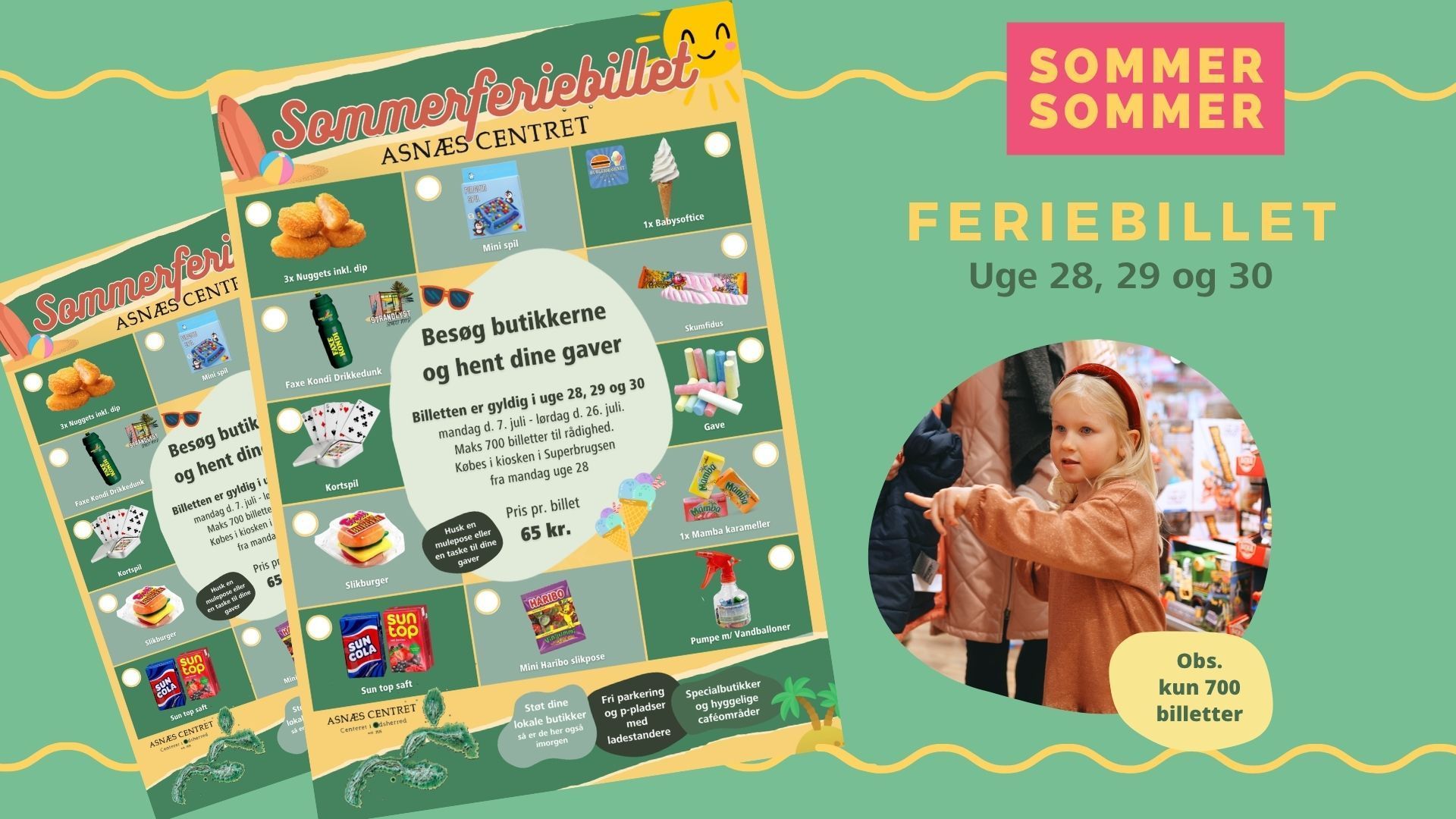 Sommerferiebillet i Asnæs. Oplevelser i Odsherred. Børneaktiviteter i sommerferien