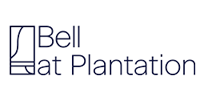A logo for bell at plantation is shown on a white background.