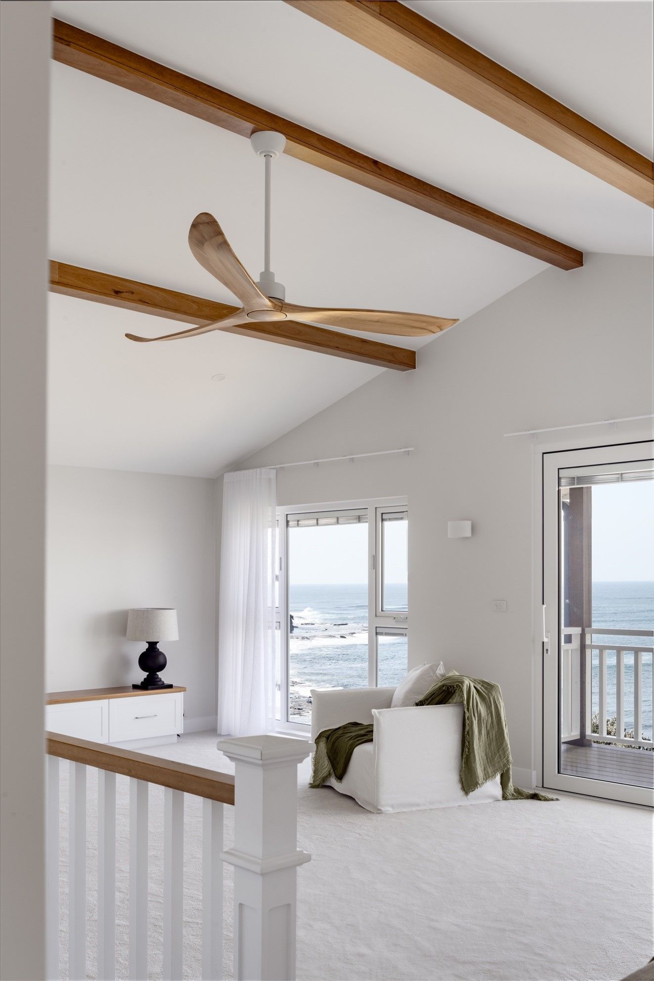 A Kitchen With White Cabinets and a Blue Tile Backsplash — QBC Constructions In Gables, NSW