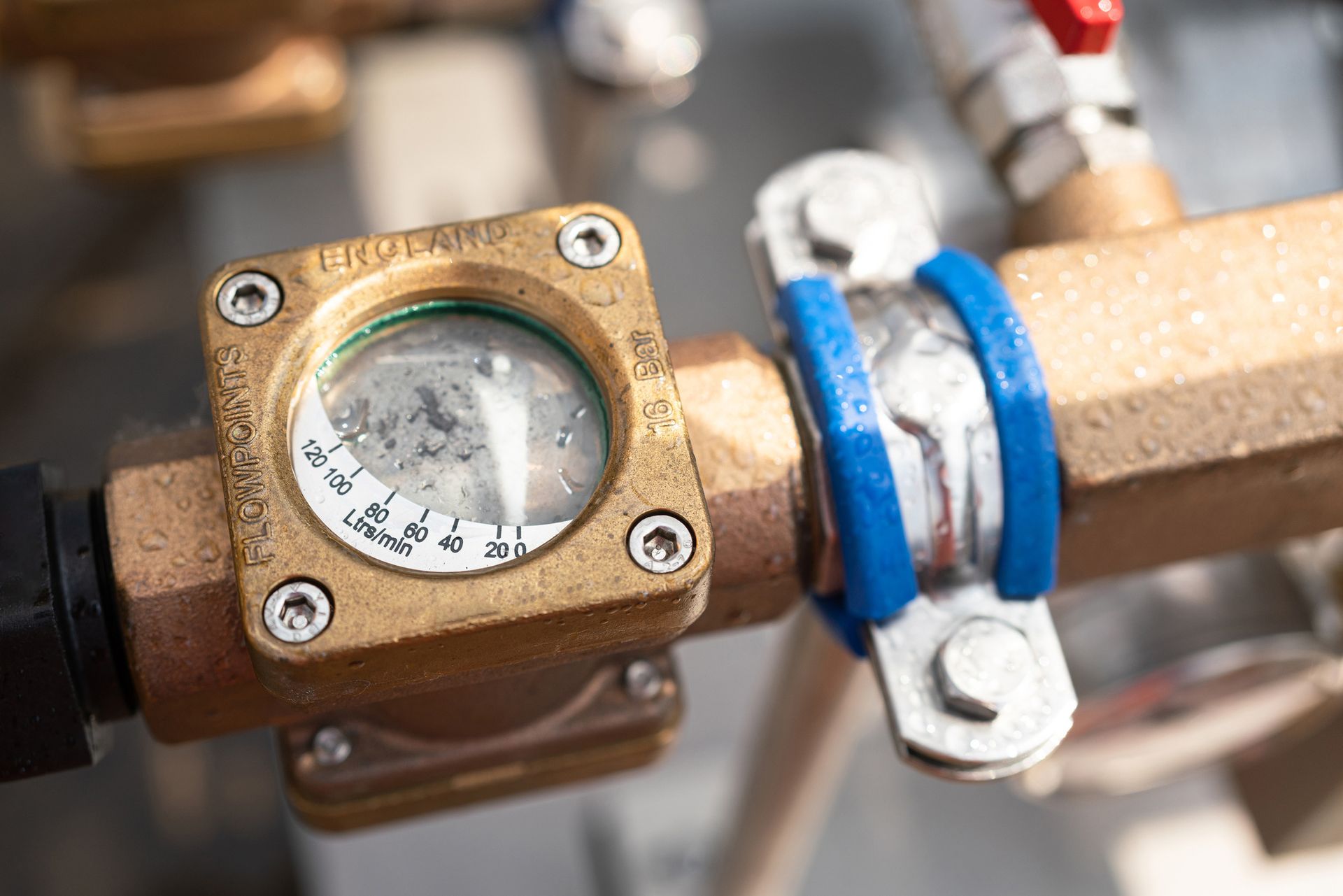 The Liquid Flow Meter at Pumping Unit — Hampton, VA — Claflin Plumbing & Gas Piping Service
