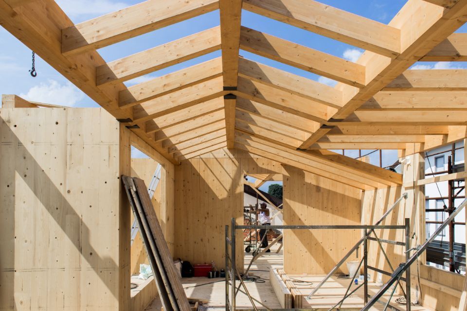 struttura copertura in legno