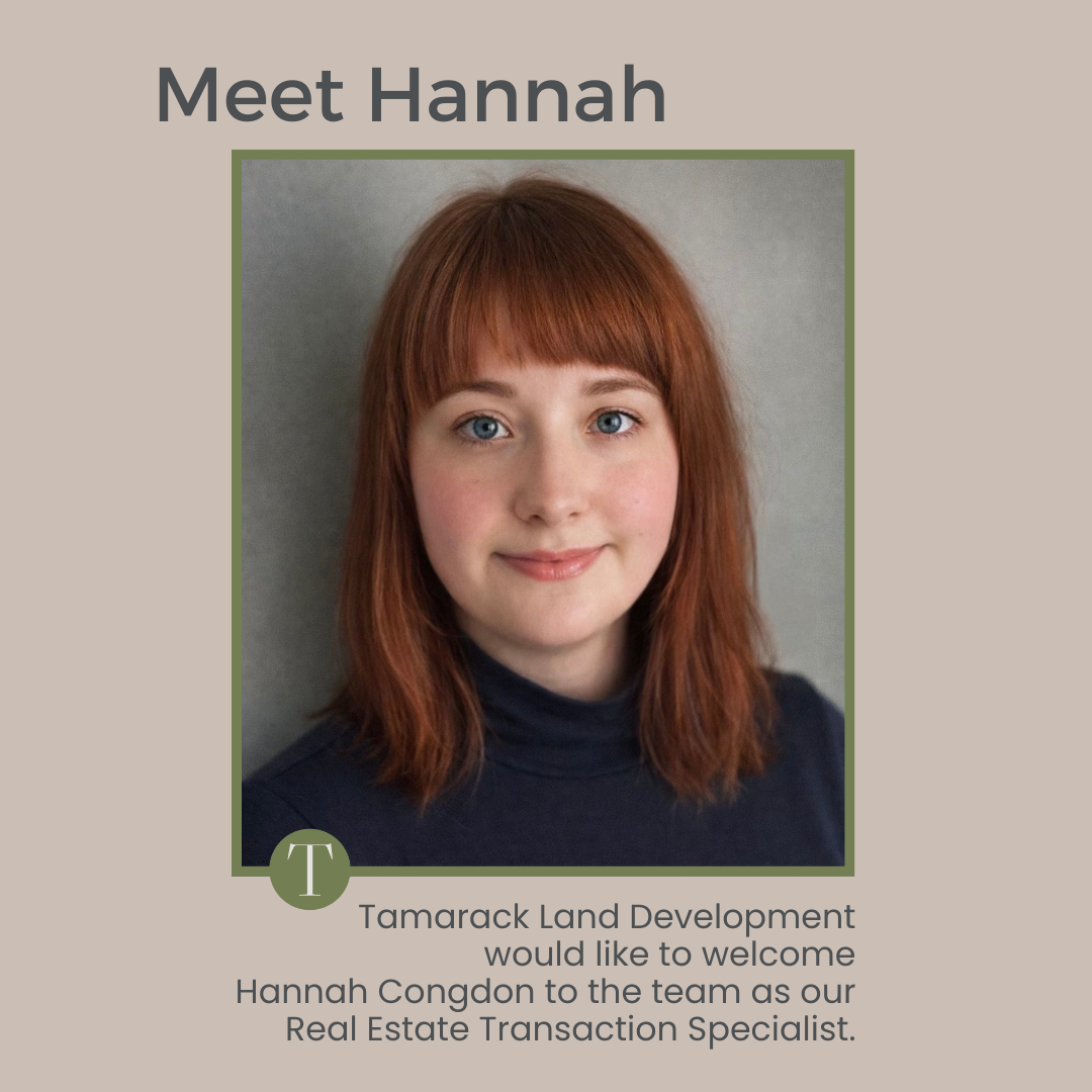 Hannah Congdon Joins Tamarack Land Development