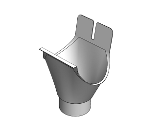 Click-on Outlets and Nozzles to suit Half Round Gutter | Rozelle, NSW ...