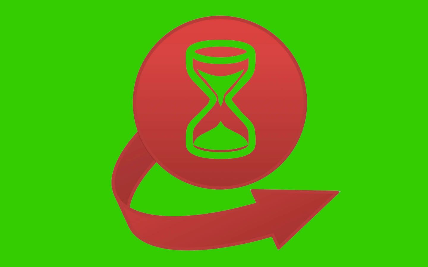 wait icon with eggtimer