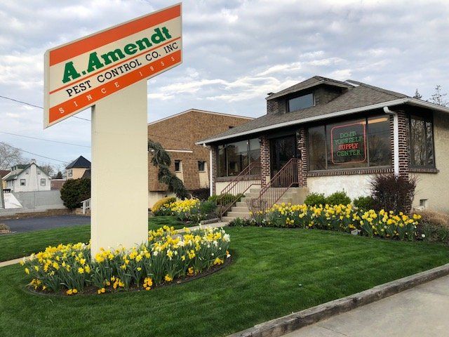 Pest — A. Amendt Business Signage Outside Office in Glenolden, PA