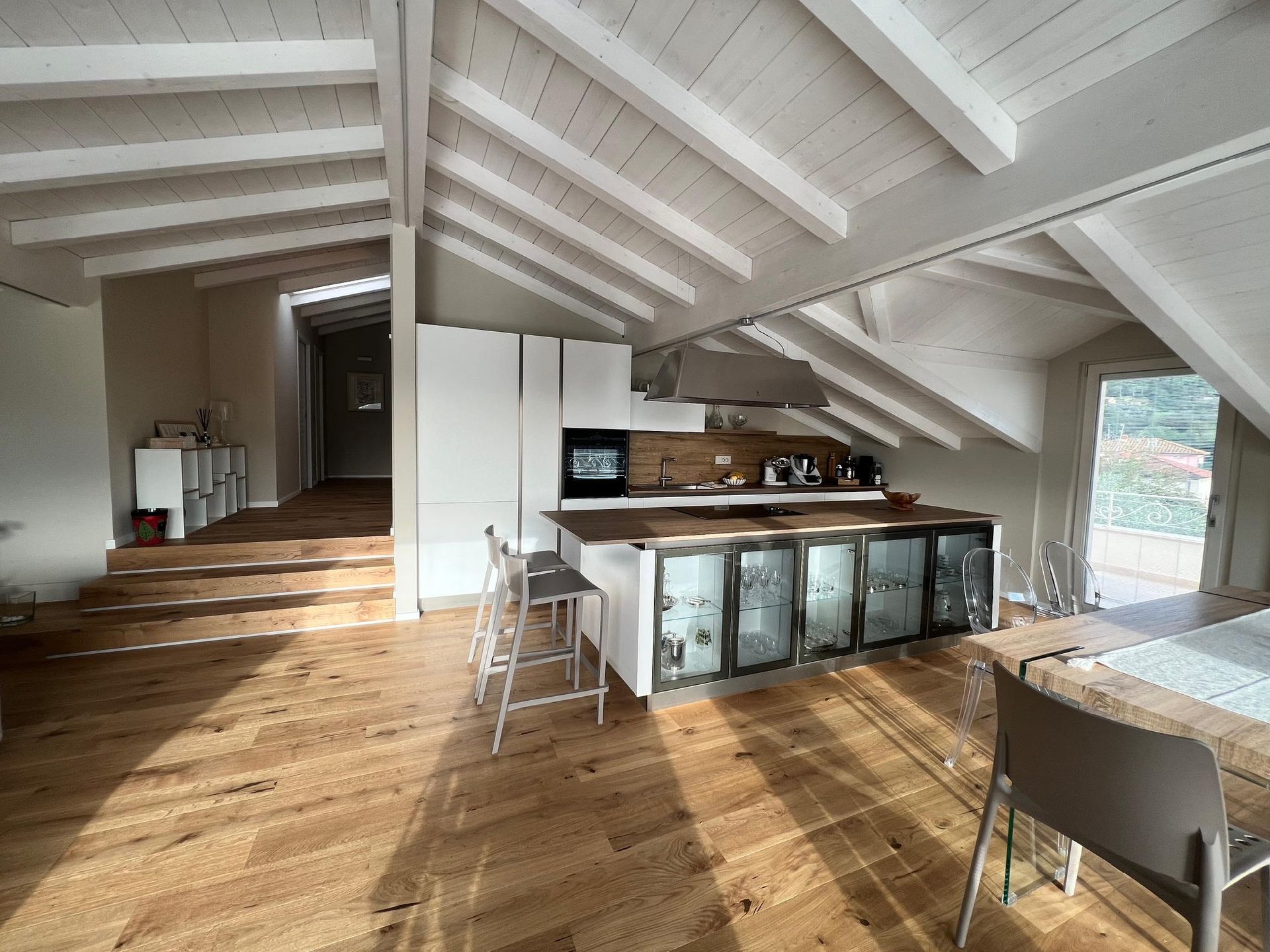 travi in legno coperture Prostudio Sarzana