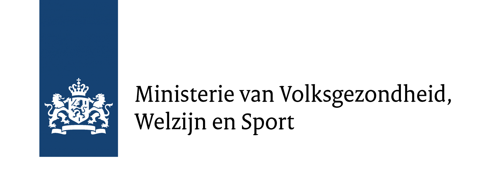 Het logo for ministerie van volksgezondheid welzijn en sport