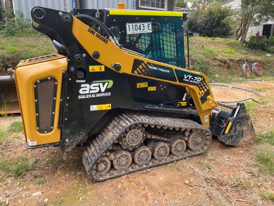 Heavy Machinery Preparing the Land for Driveway Construction — Seaview Excavations in Hallidays Point, NSW