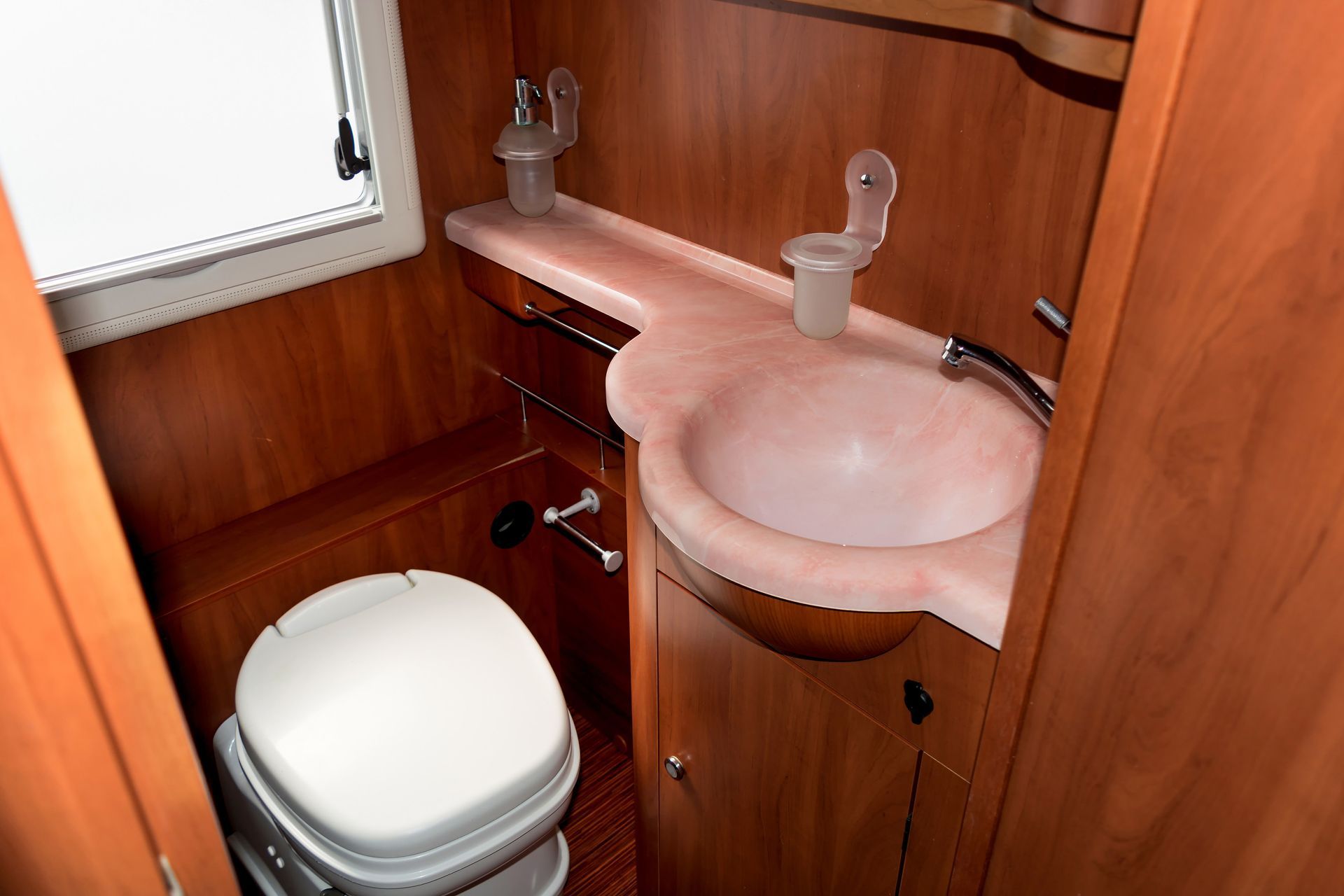 private bathroom on boat