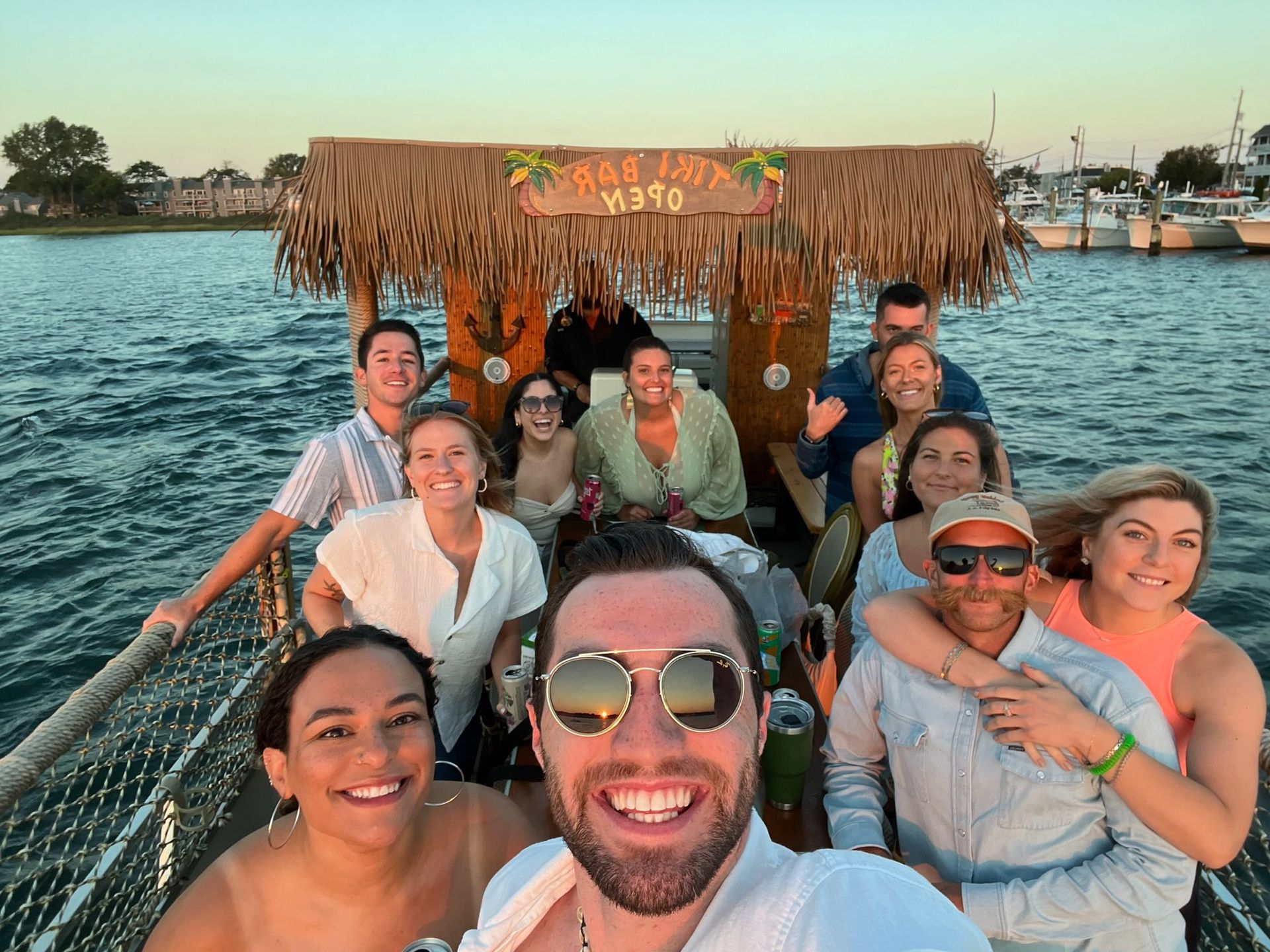 happy family on ohana tiki cruise