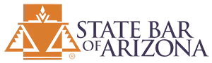 A logo for the state bar of arizona