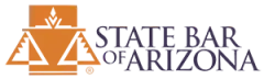 A logo for the state bar of arizona