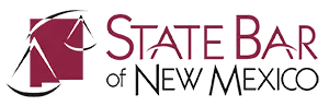 A logo for the state bar of new mexico