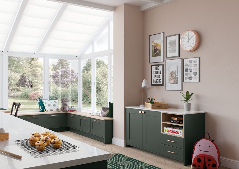View of kitchen designed by professionals in Lancs