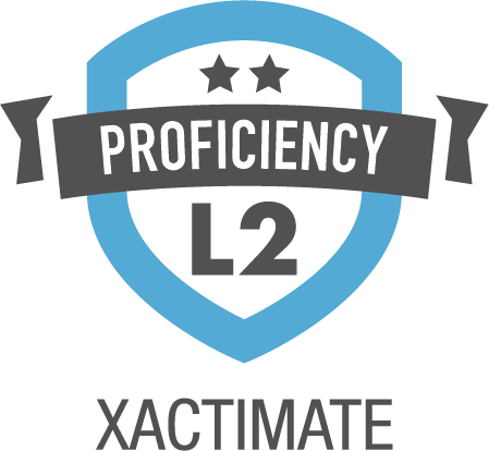 A blue shield emblem with two stars, a dark banner reading