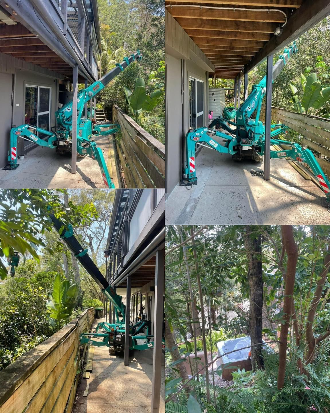 tight access mini crane hire