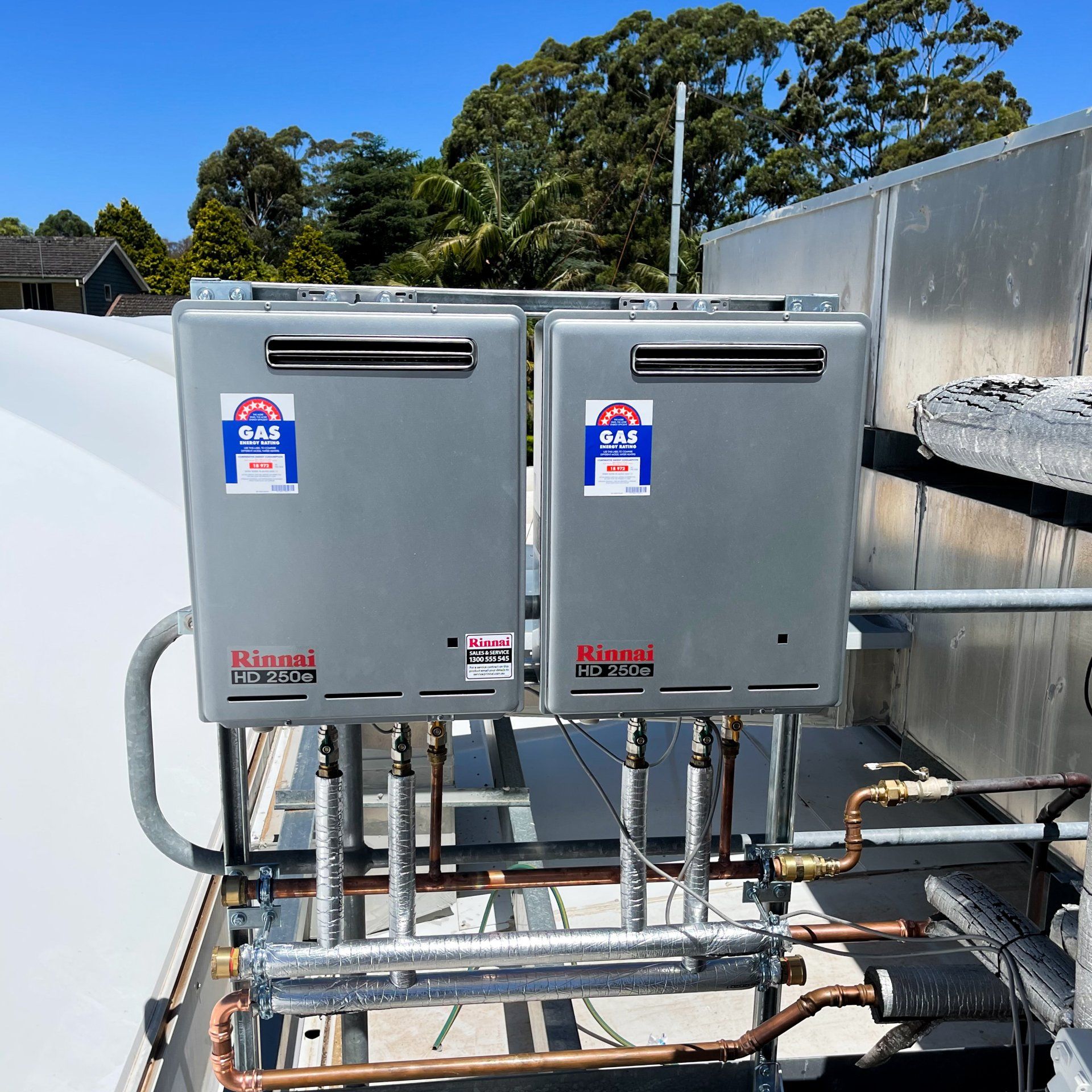 Gas hot water systems