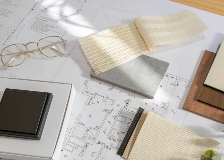 tekeningen en materialen