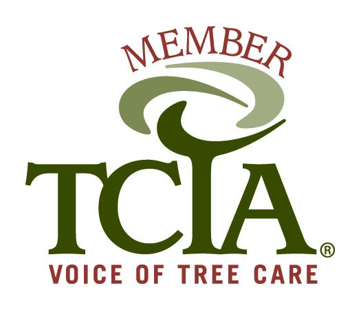 a logo for tcia member voice of tree care
