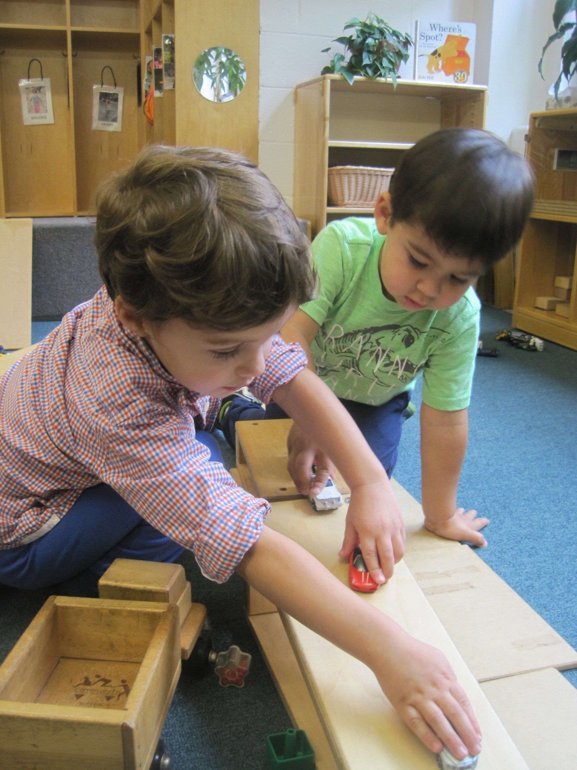 students at play, learning