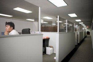 Man working in office — Advanced Alarm Company, Colorado Springs CO 80907, USA